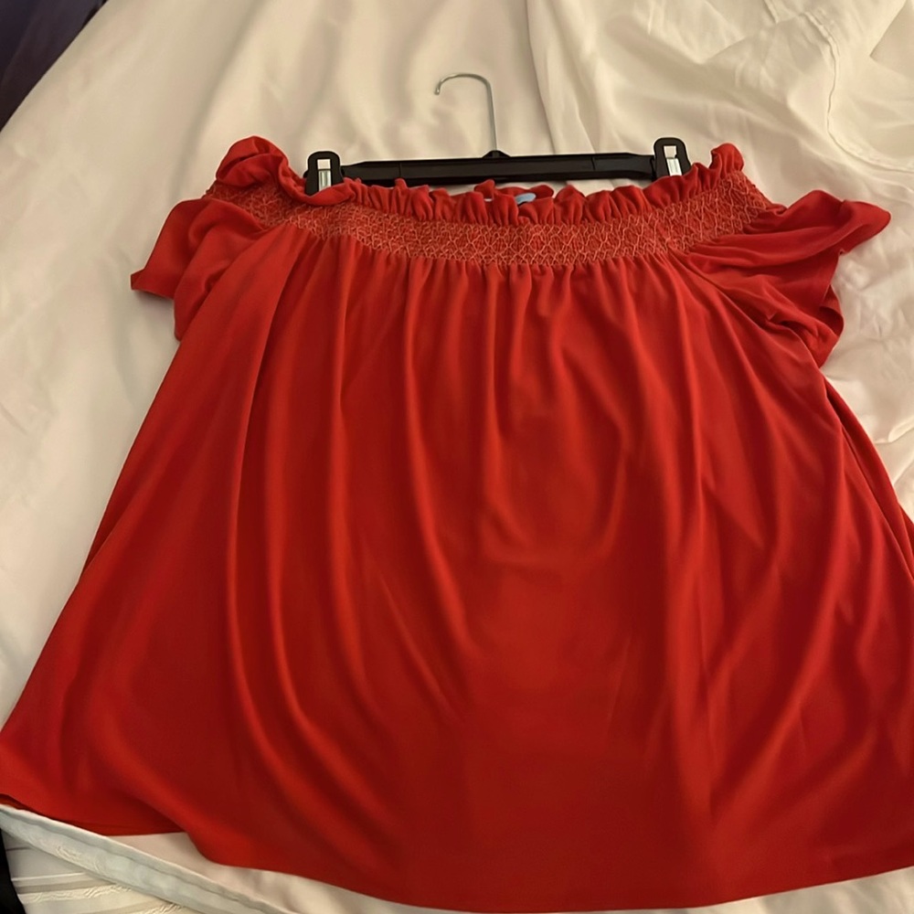 CeCe Off The Shoulder Short Sleeve Blouse XXS